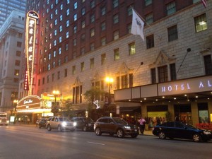 The Hotel Allegro in downtown Chicago