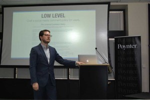 Ren LaForme speaking at the 2017 conference.